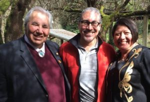 Senator Murray Sinclair and Kathleen Sinclair and Harlan Pruden at the University of British Columbia taken on March 18, 2016